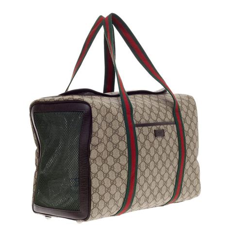 gucci white cat face bag|gucci pet carrier bag.